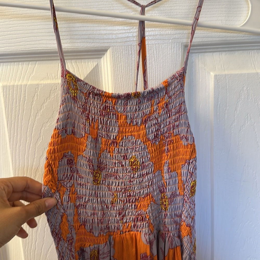 Free People Purple and Orange Maxi Dress - Picture 5 of 5